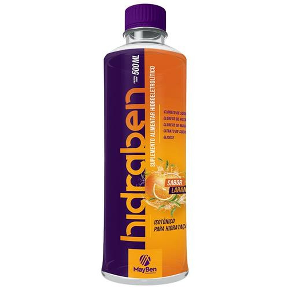 Isotônico Laranja Reidratante Hidraben 500 Ml Mayben | Martins Atacado