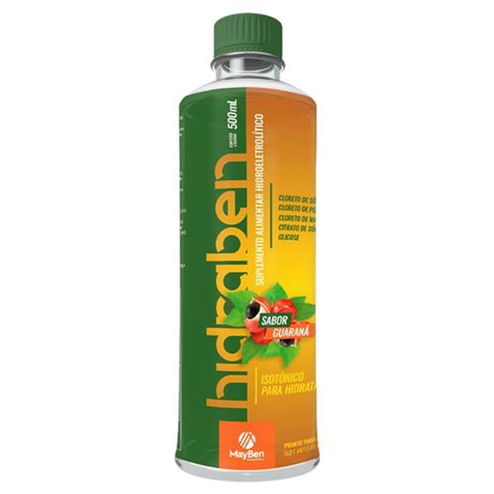 Isotônico Guaraná Reidratante Hidraben 500 Ml Mayben | Martins Atacado