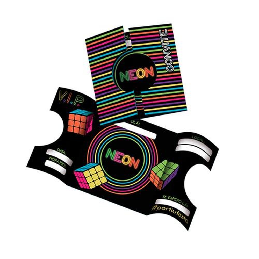 Convite Neon
