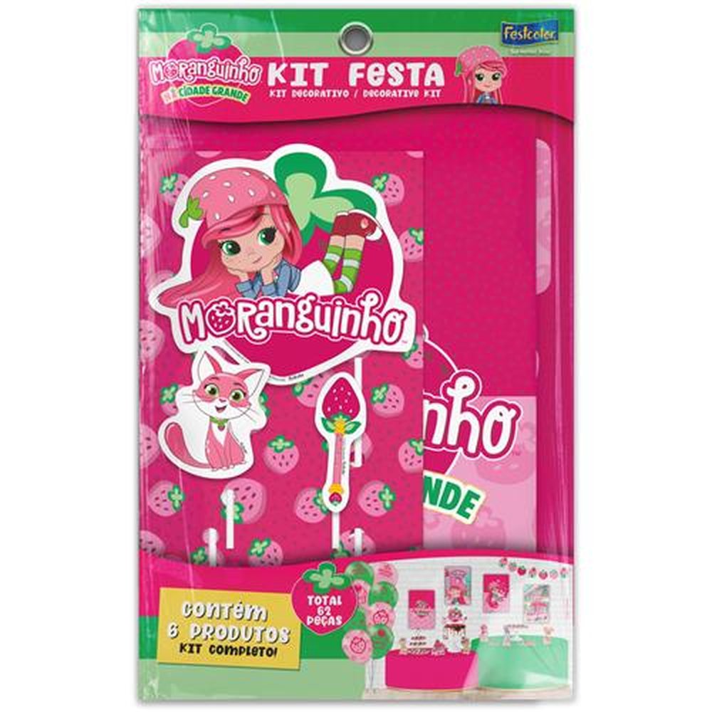 Kit Festa Moranguinho Na Cidade Grande