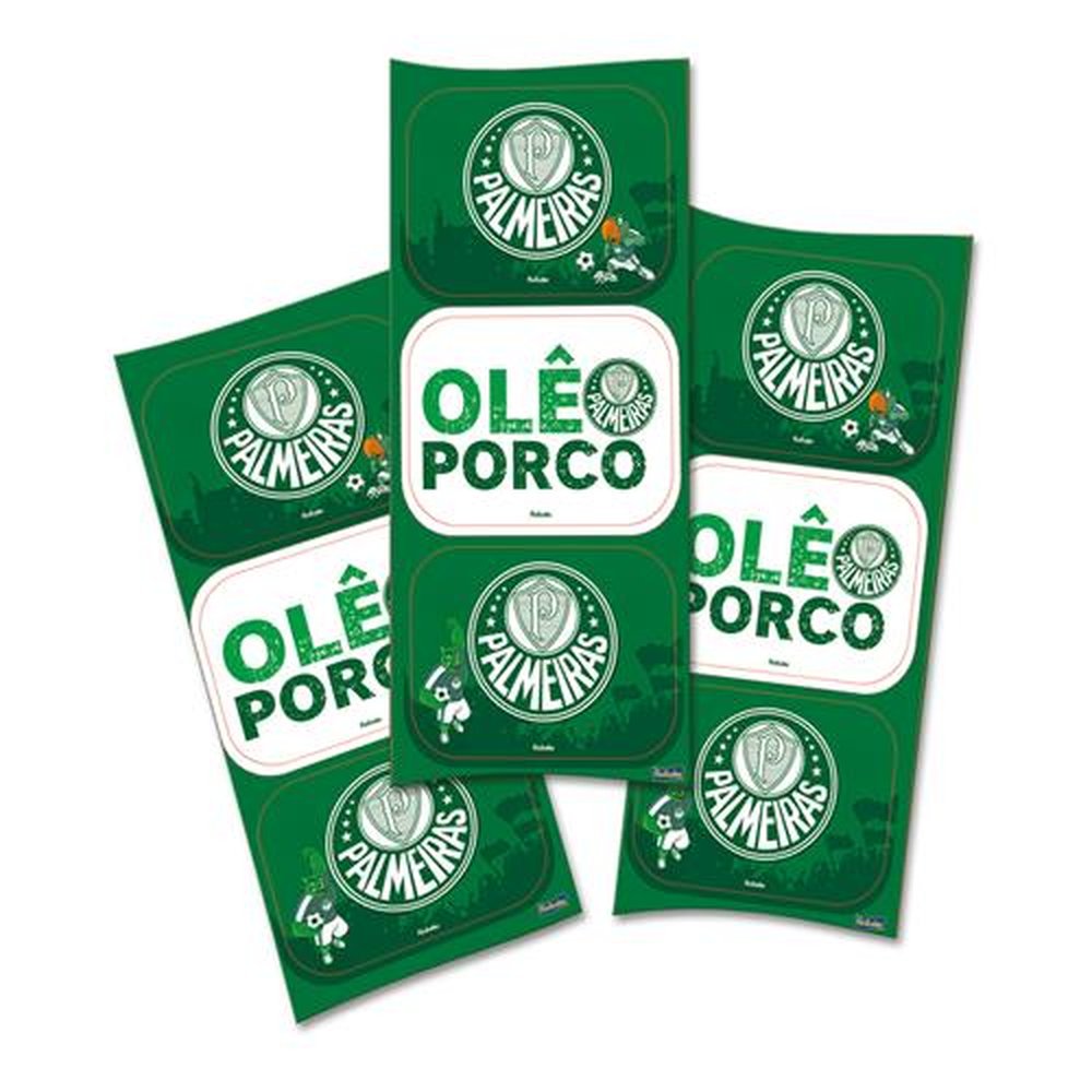 Adesivo Retangular Palmeiras