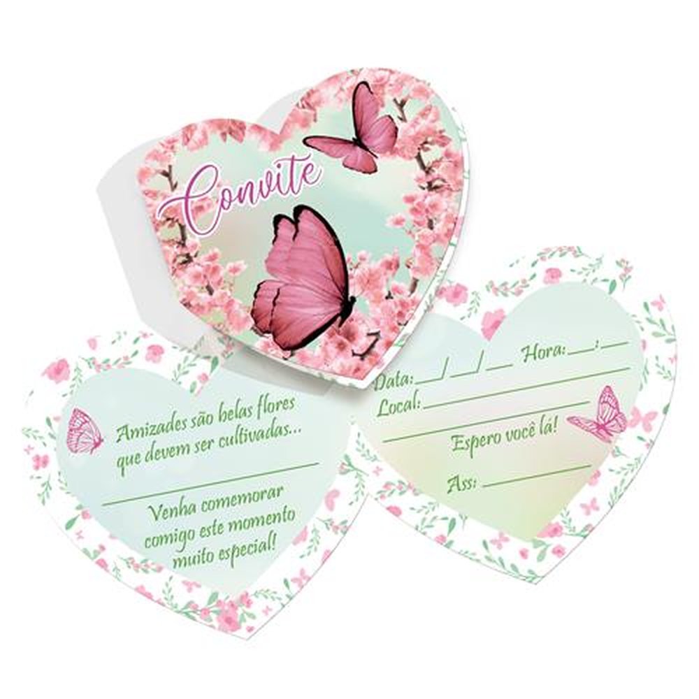 Convite Jardim Das Borboletas