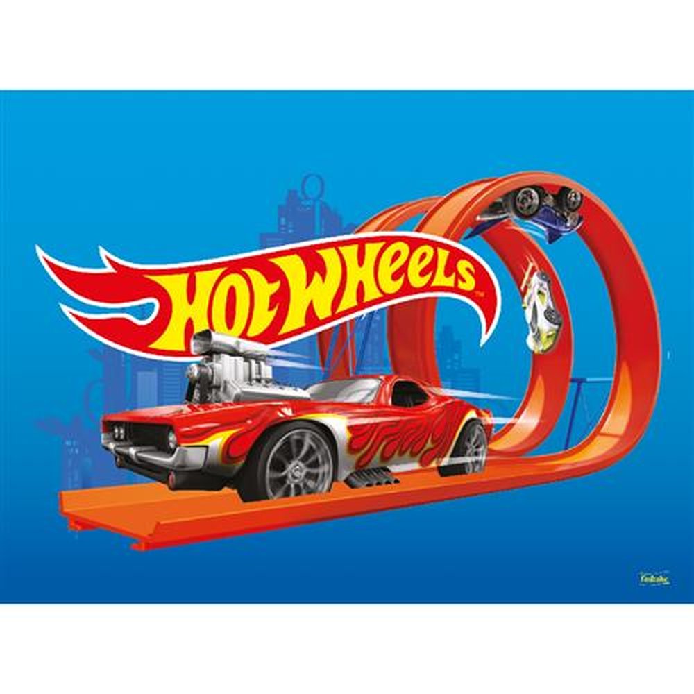 Painel Decorativo Em Tnt Hot Wheels