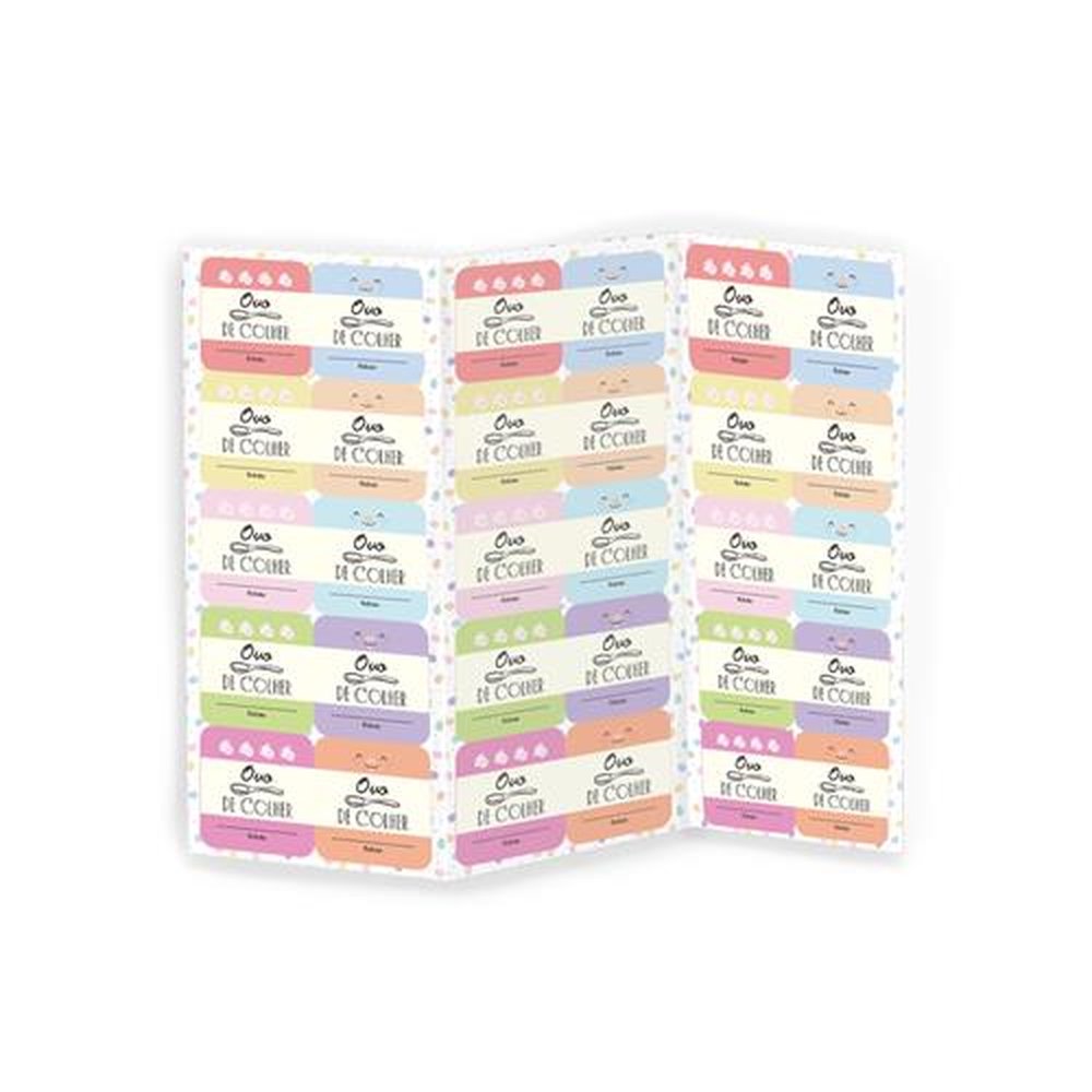 Adesivo Quadrado Ovo De Colher Pascoa Candy