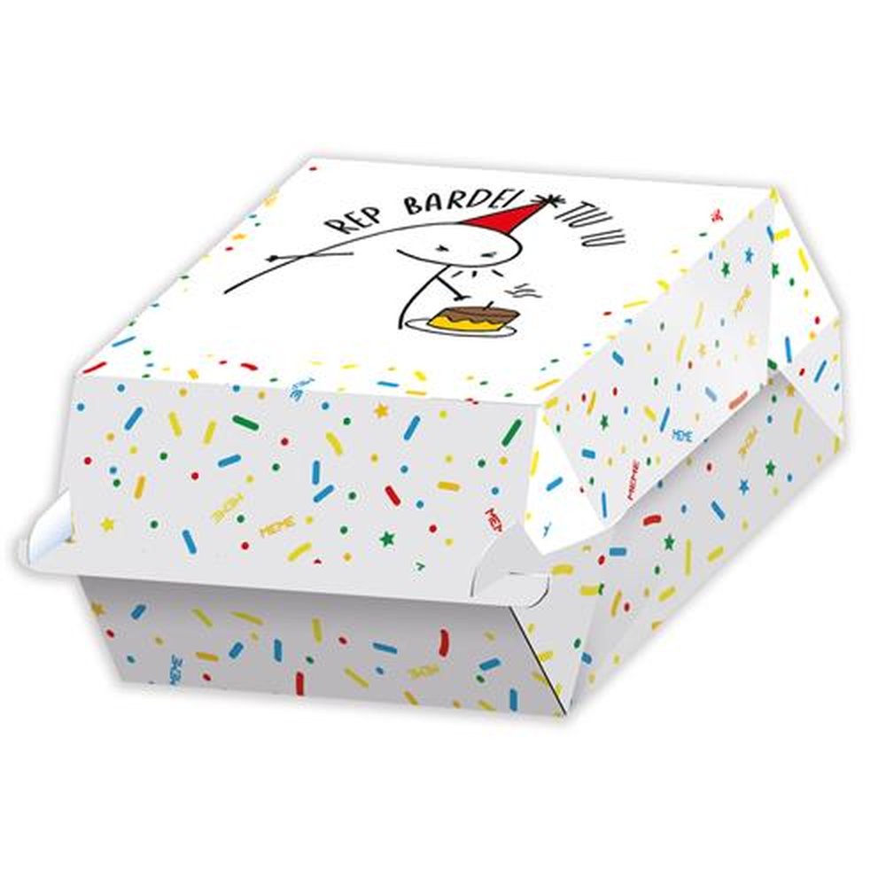 Caixa Para Bolo Flork Meme