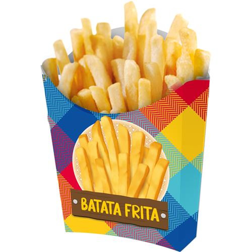 Caixa Batata Frita Festa Junina Tradicional