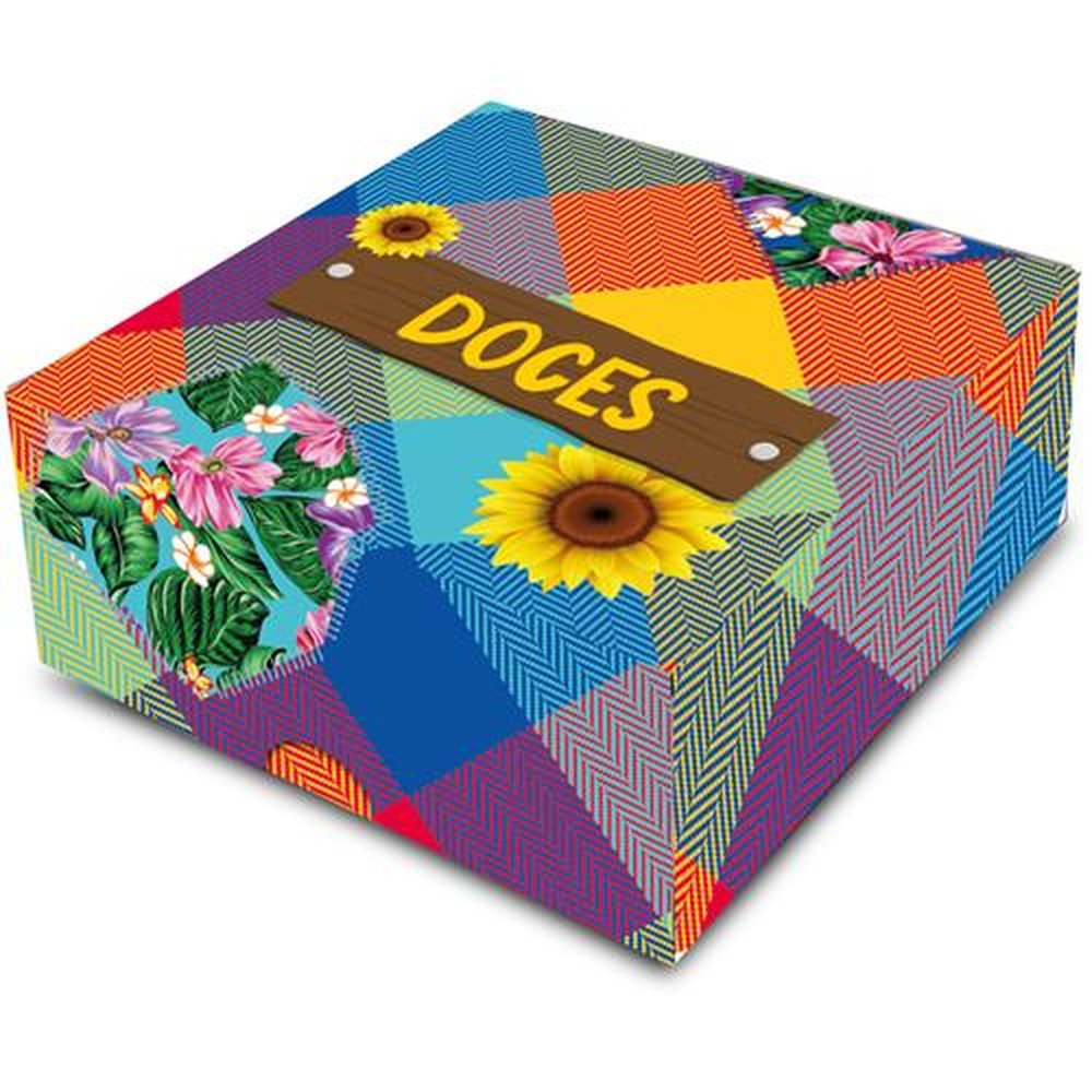 Caixa 4 Doces Festa Junina Tradicional