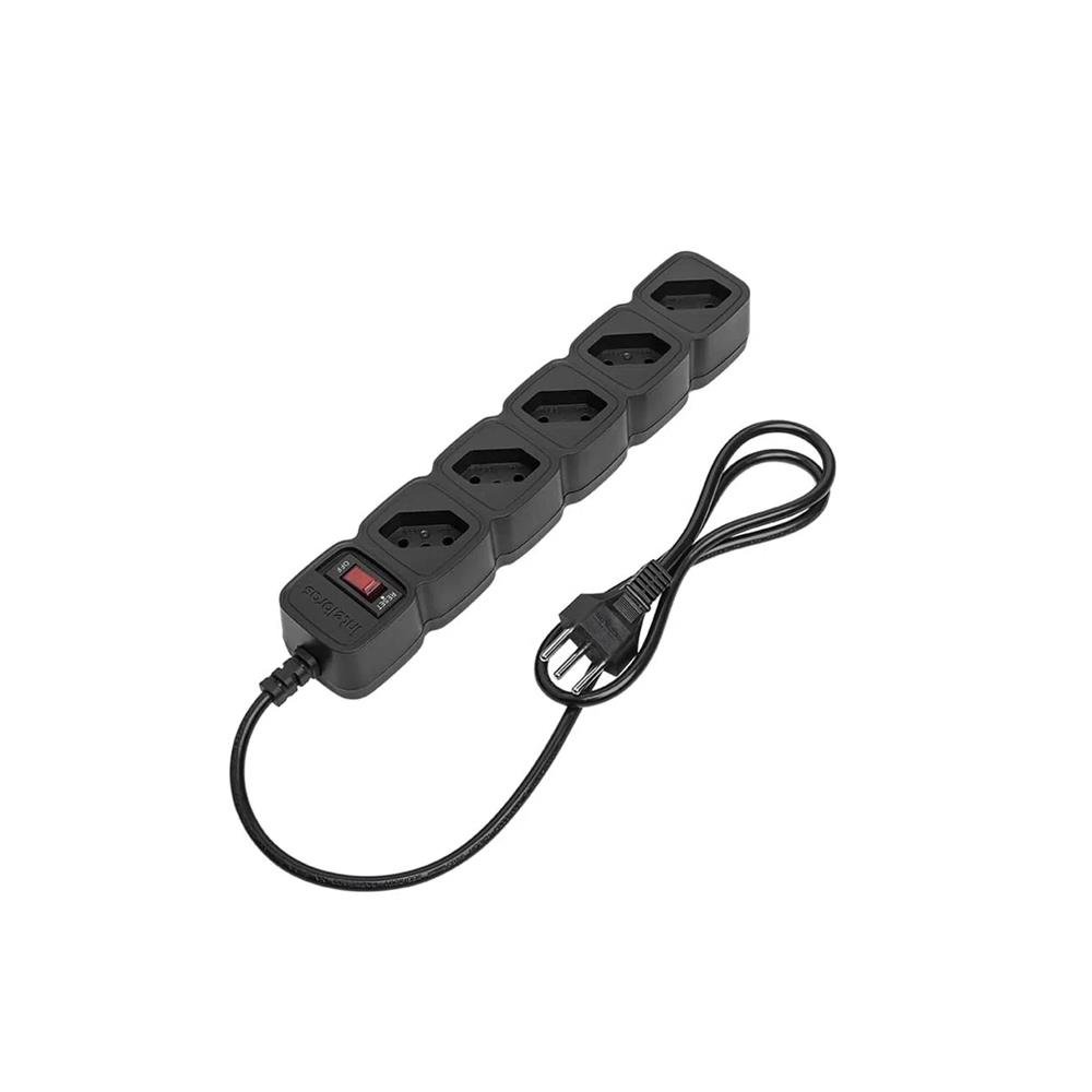 Filtro De Linha C/ 5 Tomadas Epe 205+ Preto