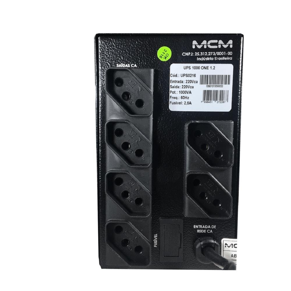 Nobreak Ups Mcm 1000va One 1.2 Mono 220v