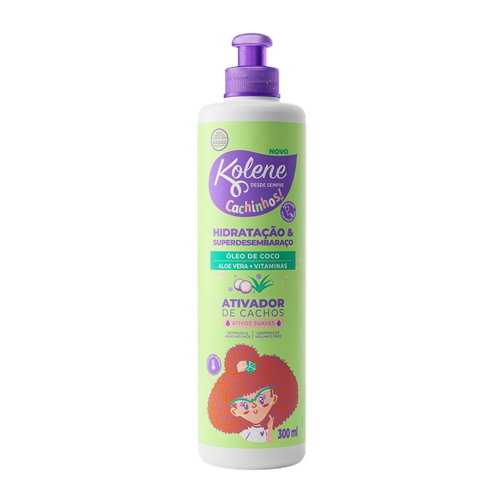 Creme Ativador de Cachos Kolene Cachinhos 300ml