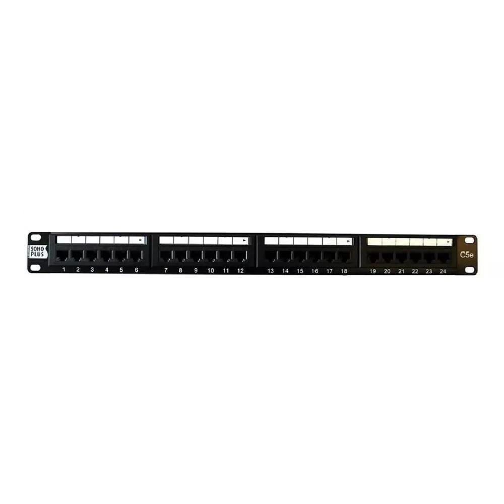 Patch Panel Sohoplus Cat5e 24p T568a/b