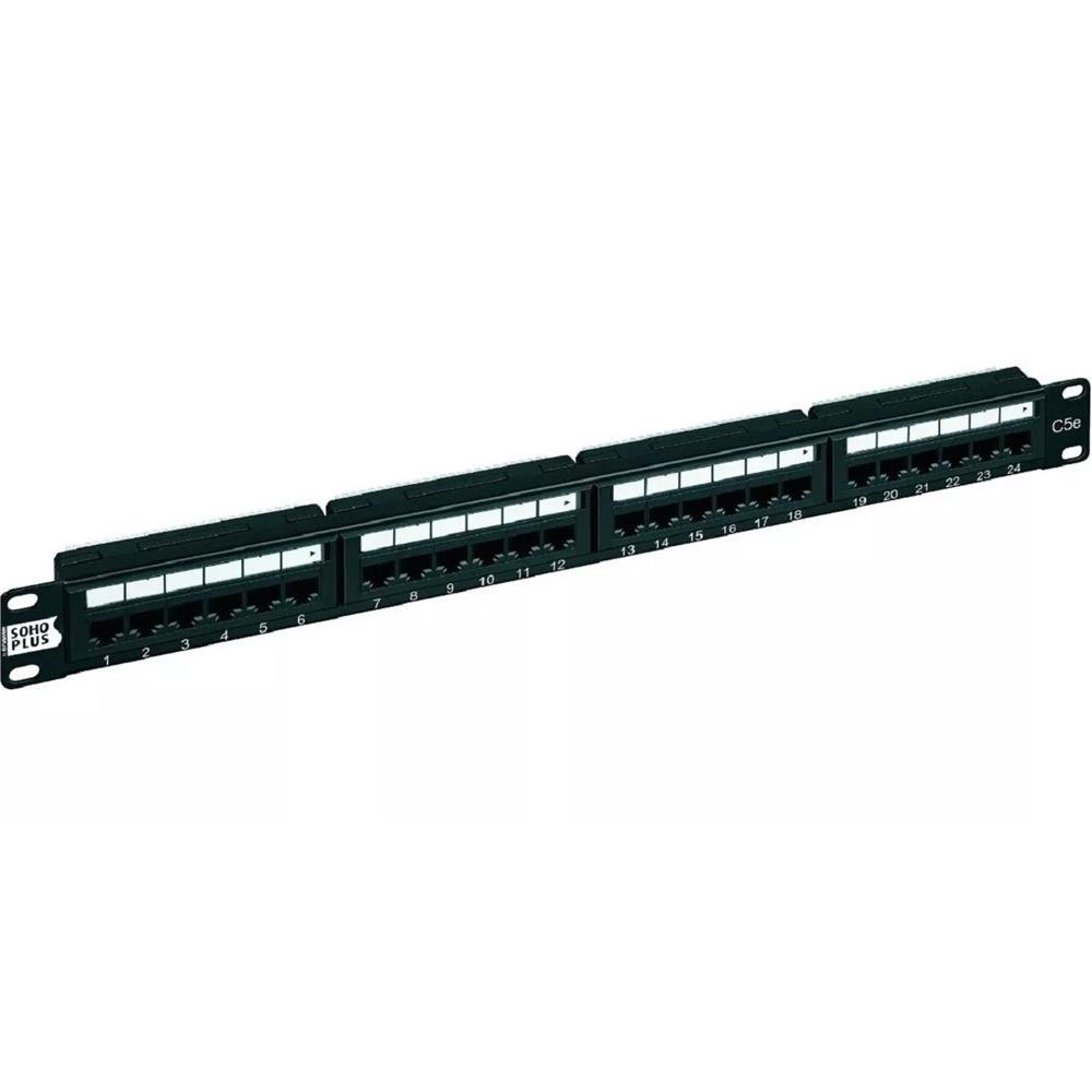 Patch Panel Sohoplus Cat5e 24p T568a/b