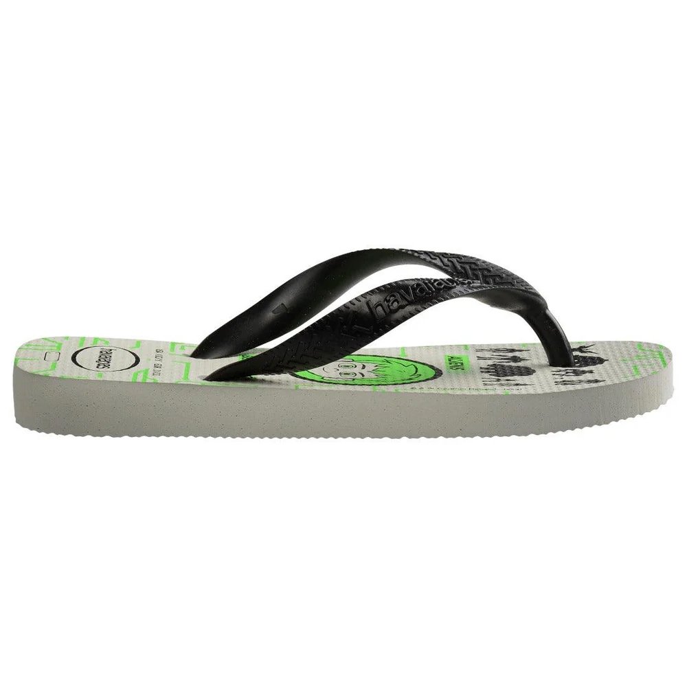 Havaianas Kids Ben 10 Branco/Preto/Preto 31/2