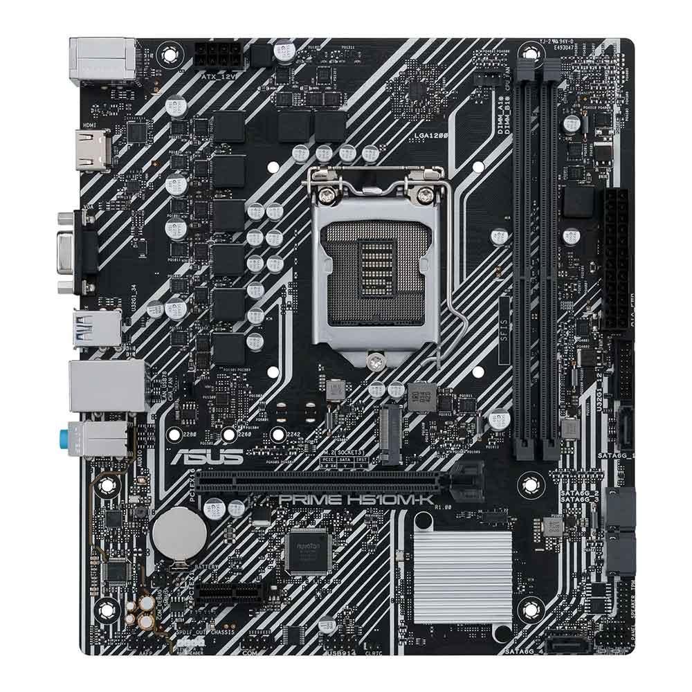 Placa Mãe Asus Prime H510M-K, DDR4, LGA1200, Micro ATX
