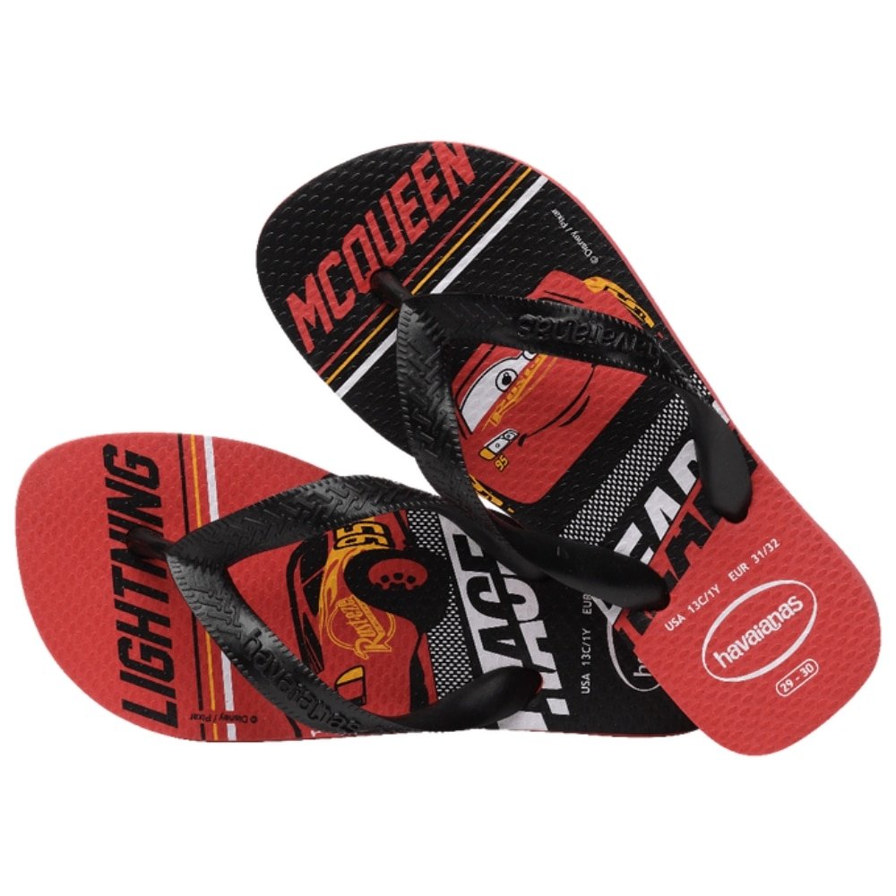 Havaianas Kids Cars Vermelho/Preto 27/8