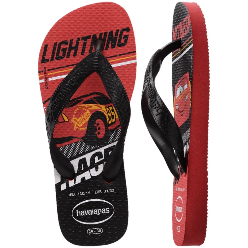 Havaianas Kids Cars Vermelho/Preto 27/8