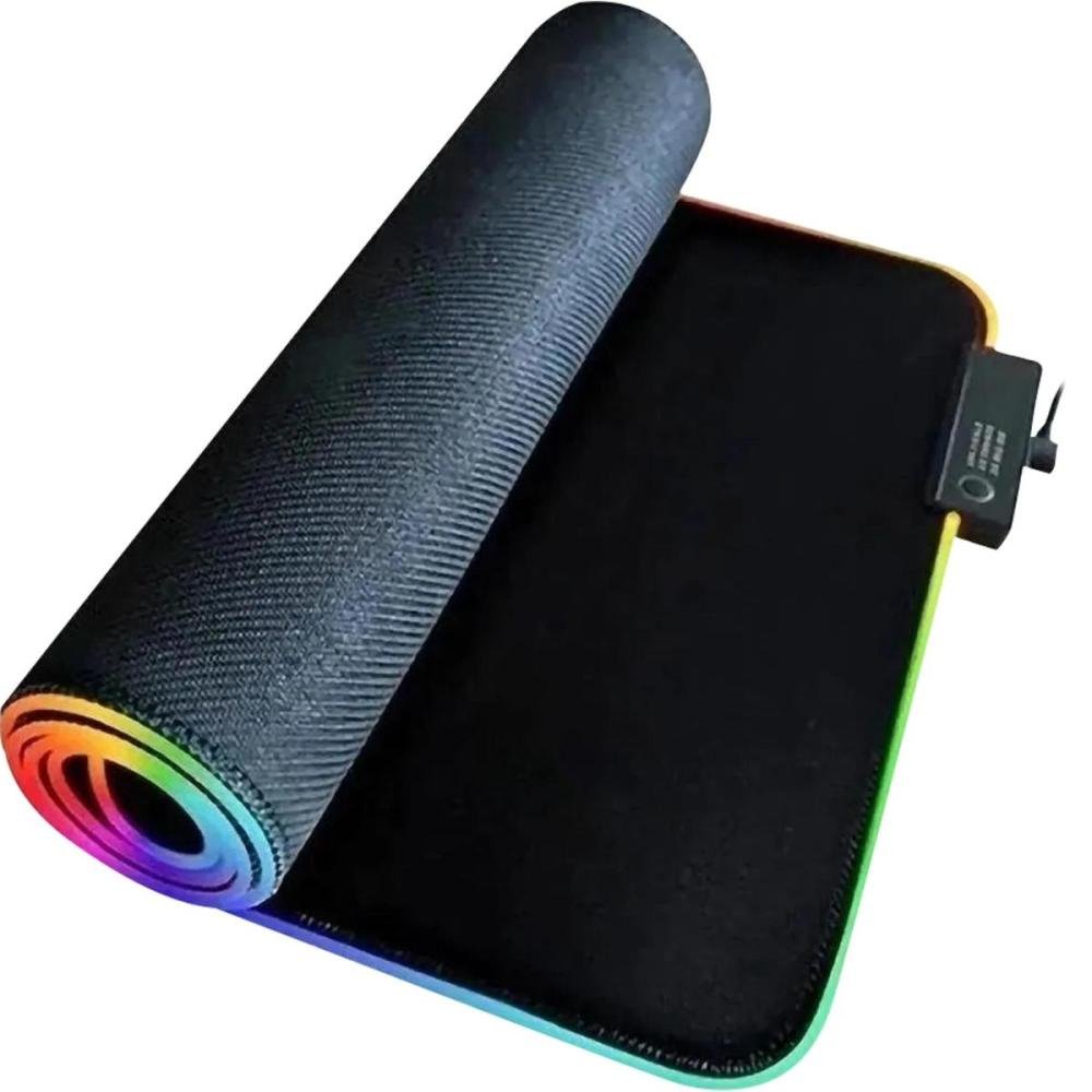 Mousepad Gamer Extra Grande Com Led Colorido MP-LED3080 Exbom Un.Venda: PC/1