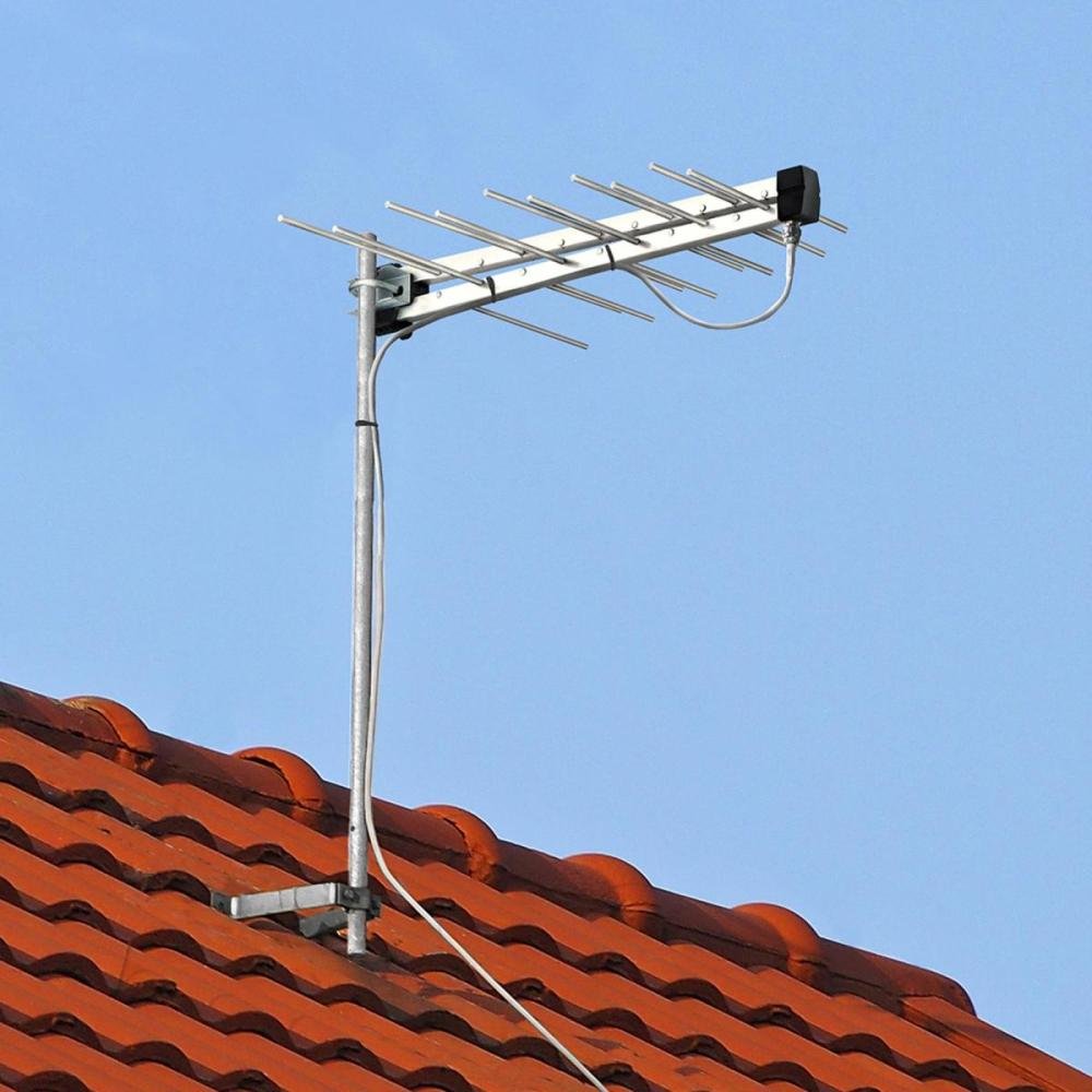 Antena Externa Log Para TV Aquário LU-20 Un.Venda: PC/1