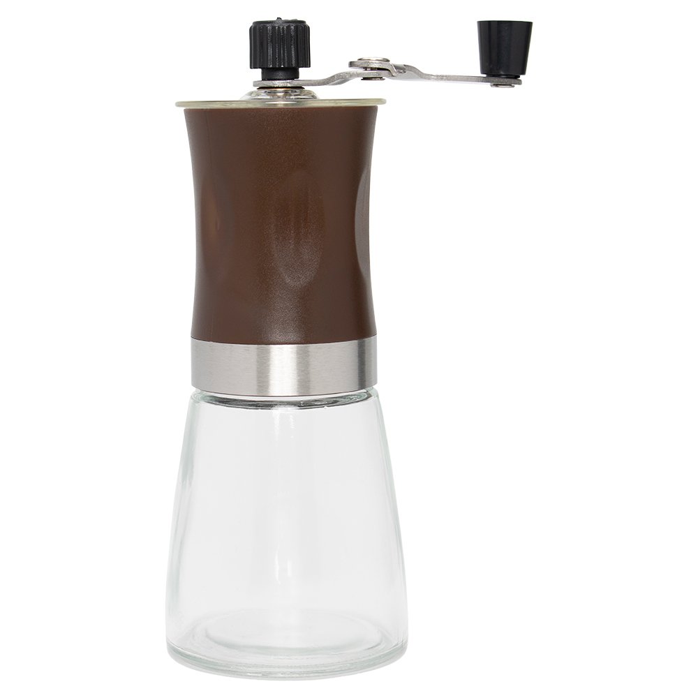 Moedor de Café Manual Vidro e Aço Inoxidável 18cm Mimo Style