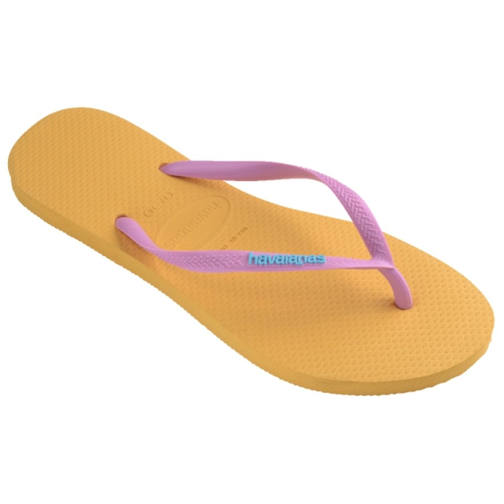 Havaianas Slim Logo Pop-Up Amarelo Caja 41/2