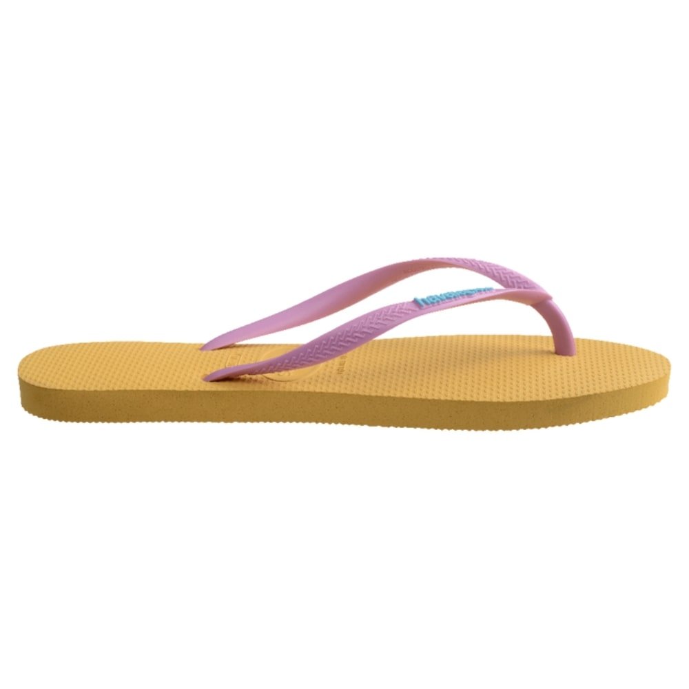 Havaianas Slim Logo Pop-Up Amarelo Caja 41/2
