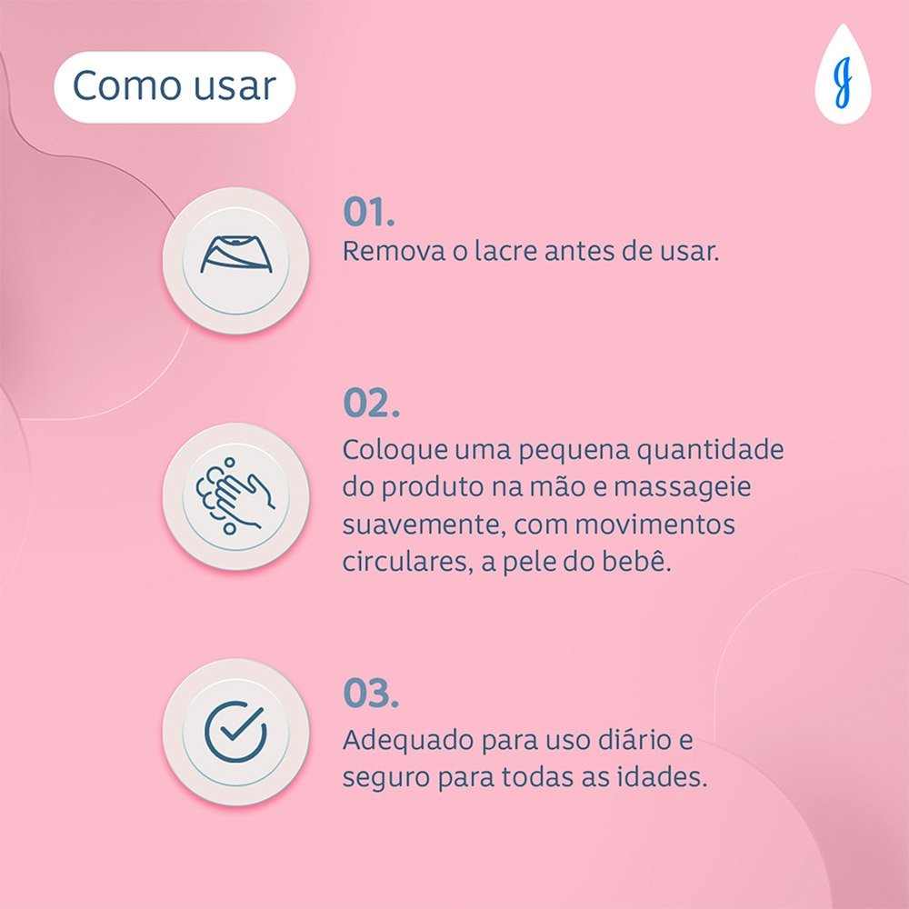 Loção Hidratante Johnson's Baby para Uso Diário 200ml