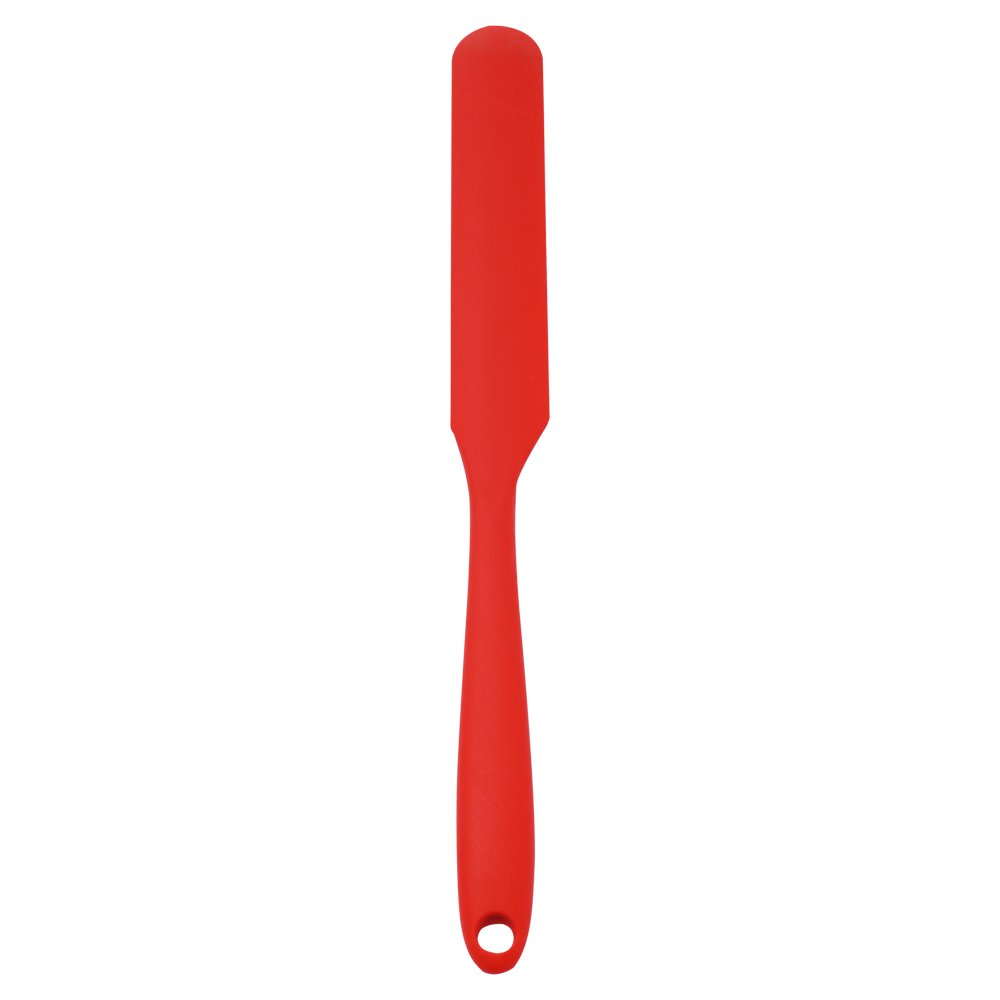 Espátula Reta de Confeitar 24.5cm Silicone Vermelha Mimo Style