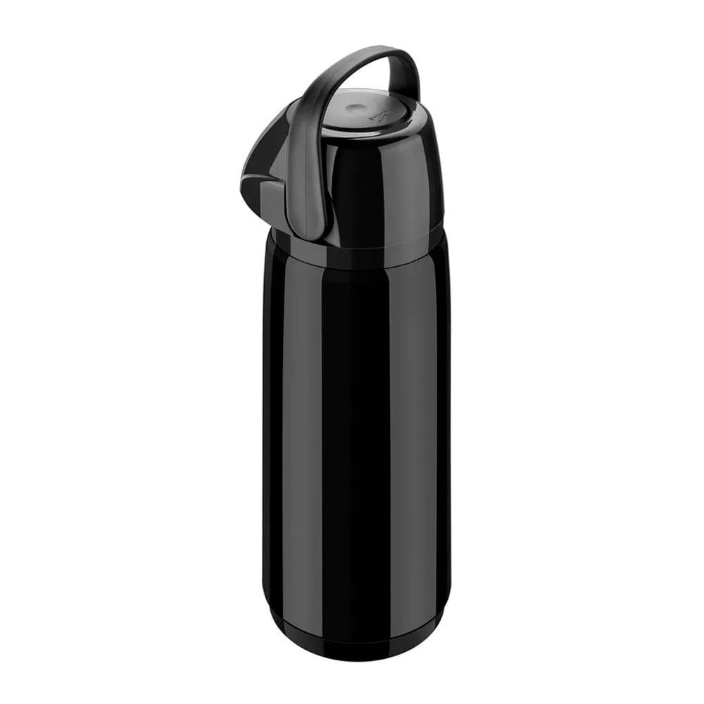 Garrafa Térmica Invicta Air Pot Slim PP Pressão Preto 1,8L