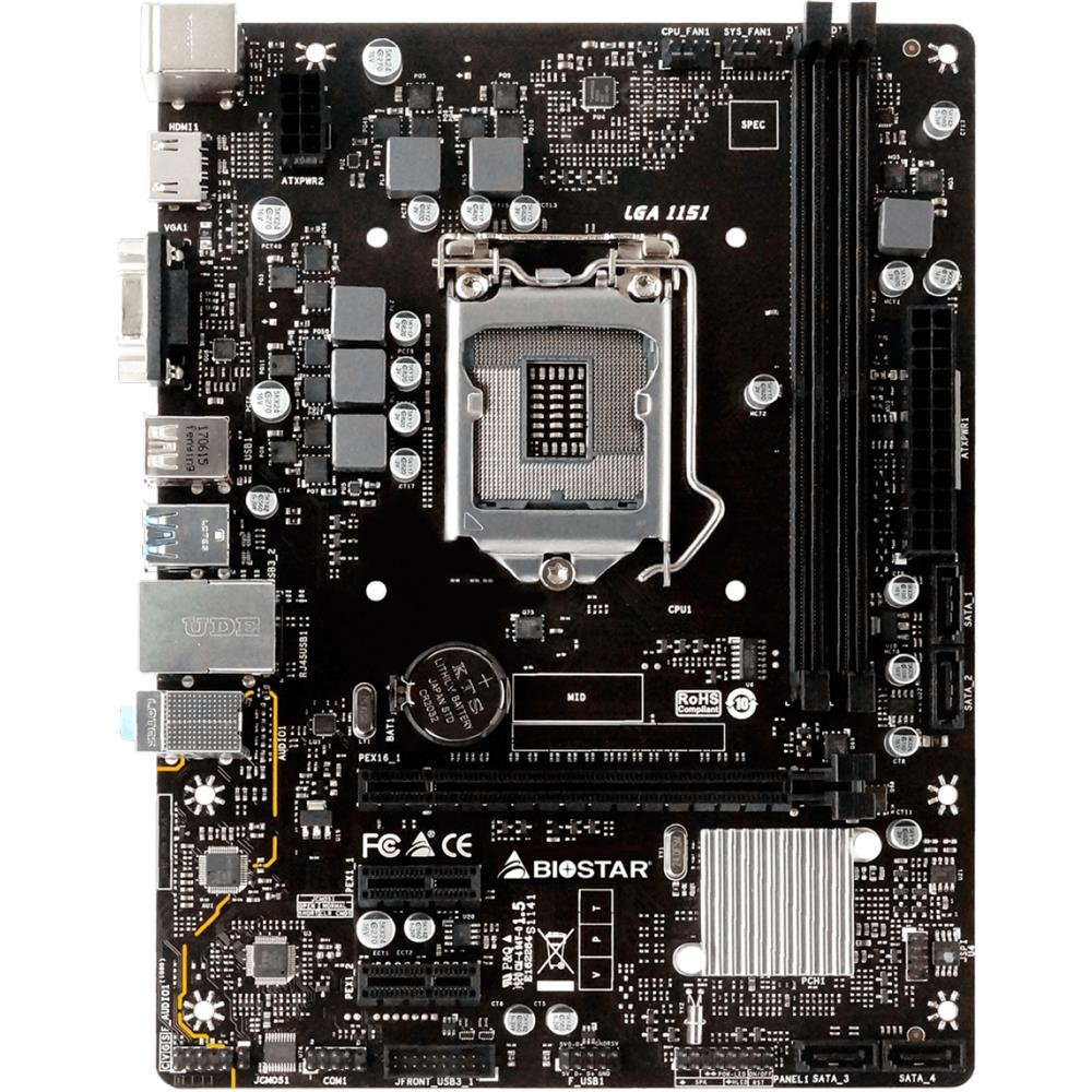 Placa Mãe Biostar H310MHP Intel LGA 1151 mATX DDR4