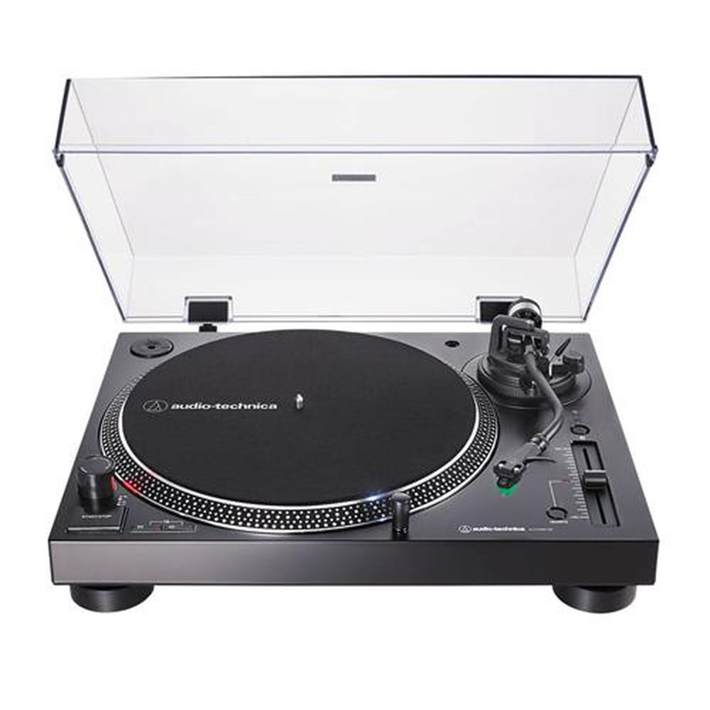 Toca Discos Bluetooth Semi-Profissional Com Acionamento Direto Direct-Drive Analógico E Digital USB - At-Lp120Xbt-Usb-Bk