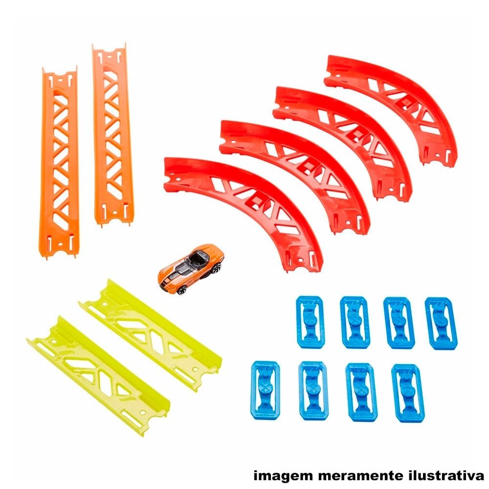 Componentes Hot Wheels para Pistas GLC87 Sortidos