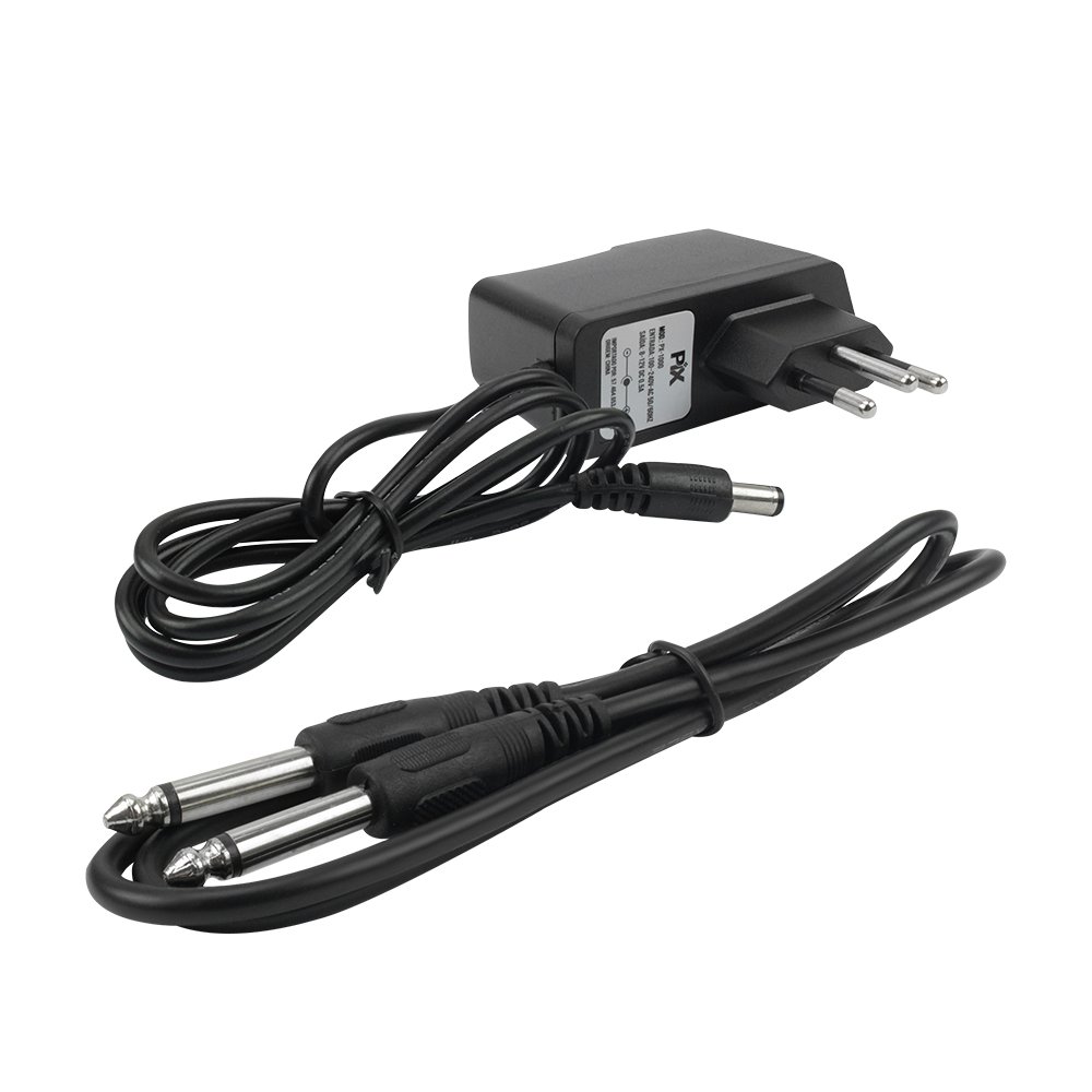 Microfone Sem Fio Com Receptor E 2 Microfones Bastão 554,00 + 585,70 MHz