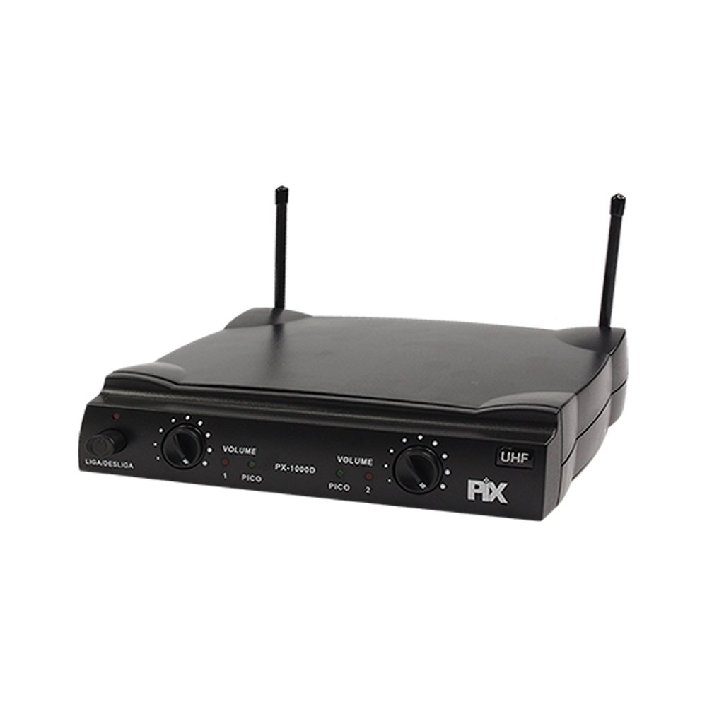 Microfone Sem Fio Com Receptor E 1 Microfone Bastão E 1 Microfone De Headset Lapela 668,70 + 618,00 MHz