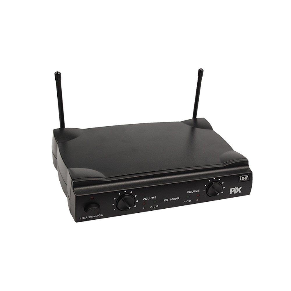 Microfone Sem Fio Com Receptor E 1 Microfone Bastão E 1 Microfone De Headset Lapela 668,70 + 618,00 MHz