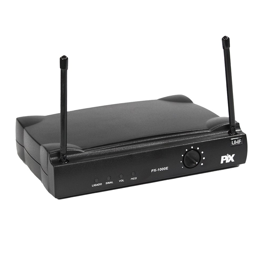Microfone Sem Fio Com Receptor E 1 Microfone De Headset Lapela 595,10 MHz