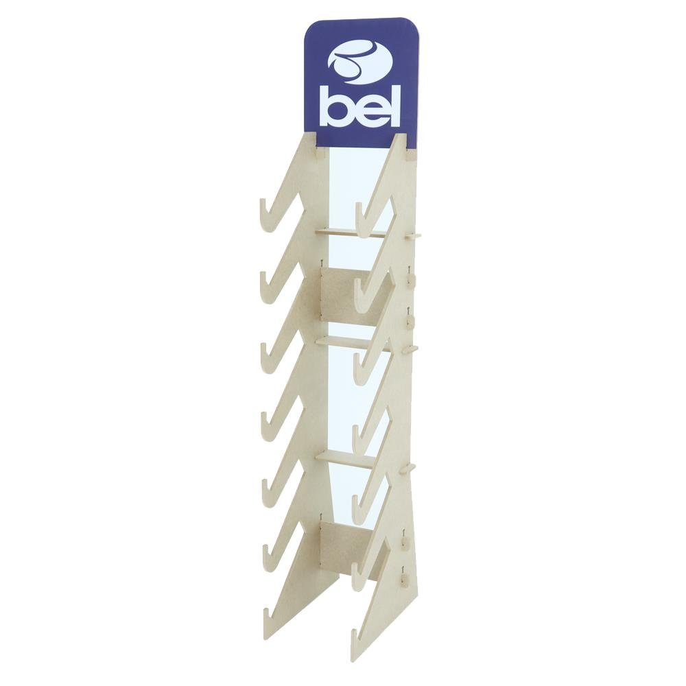 Expositor Desmontável Para 7 Skates Bel