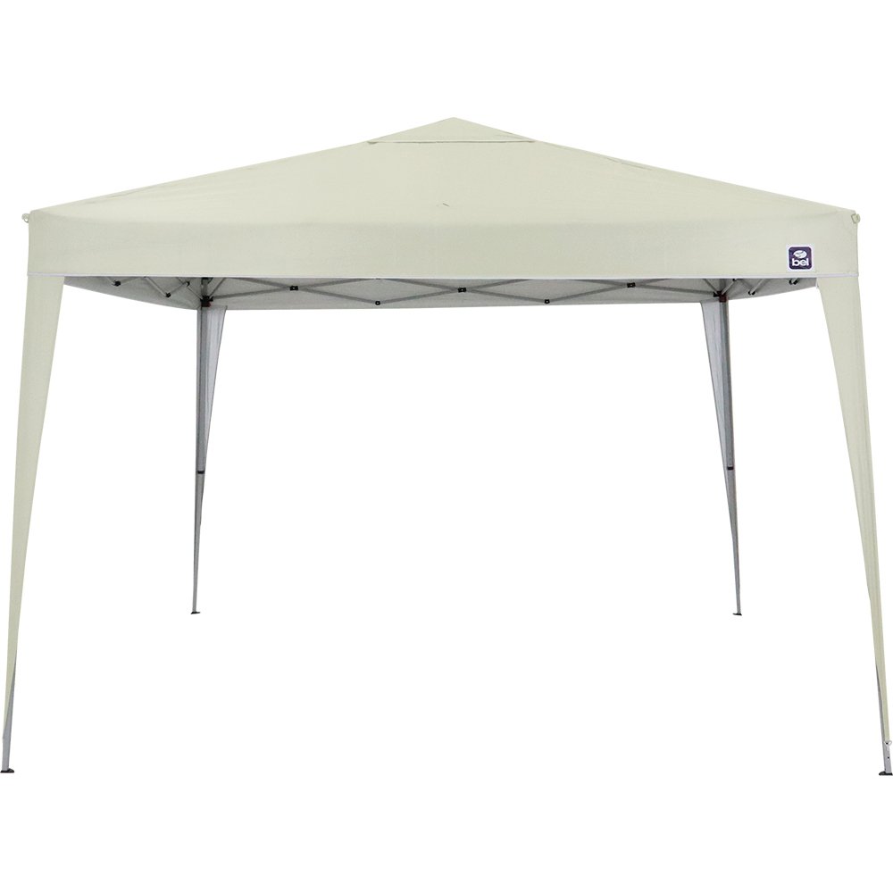 Tenda Gazebo 3m x 3m Dobrável Aluminio Bege Bel