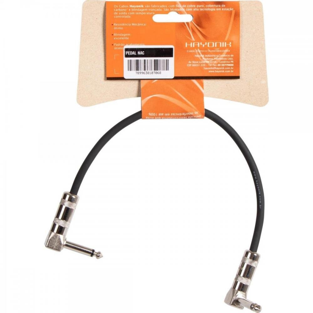 Cabo para pedal P10 X P10 15cm Hayonik