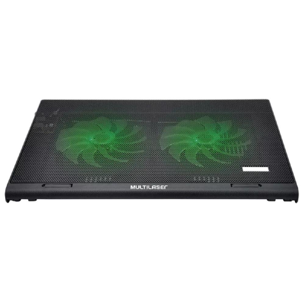 Base Para Notebook Ate 17", Com Cooler Gamer E Led Luminoso, Ac267, Warrior