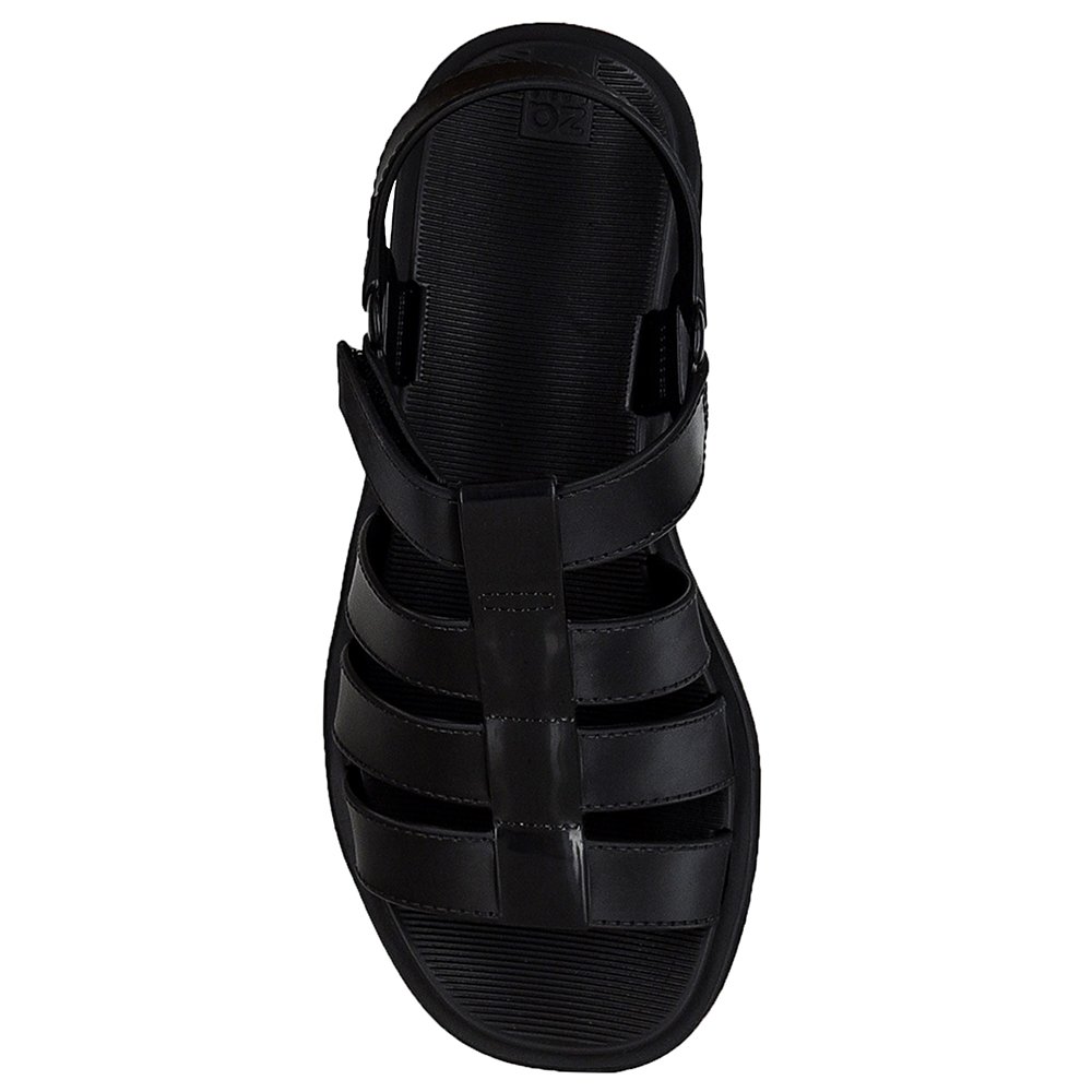 Sandalia Feminina Zaxy Conectada Preto - Grade com 12 pares