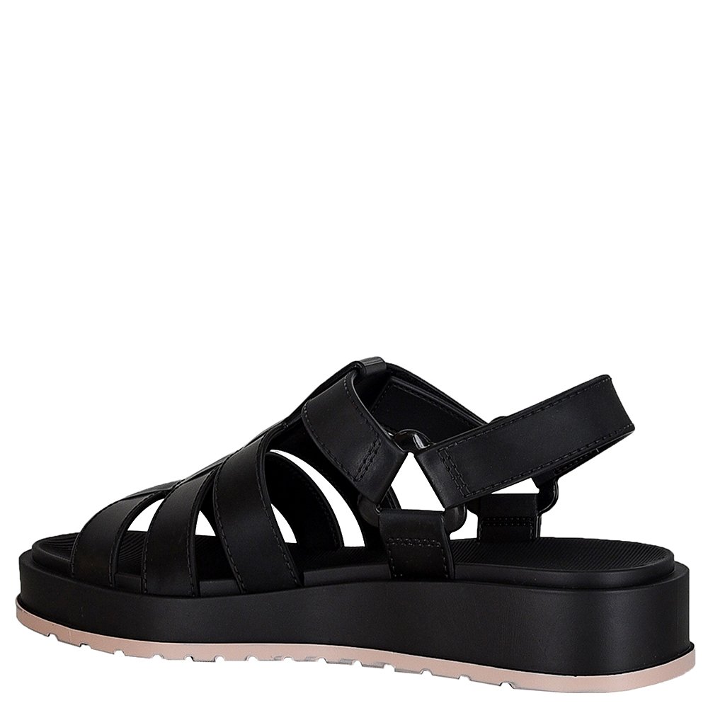 Sandalia Feminina Zaxy Conectada Preto - Grade com 12 pares