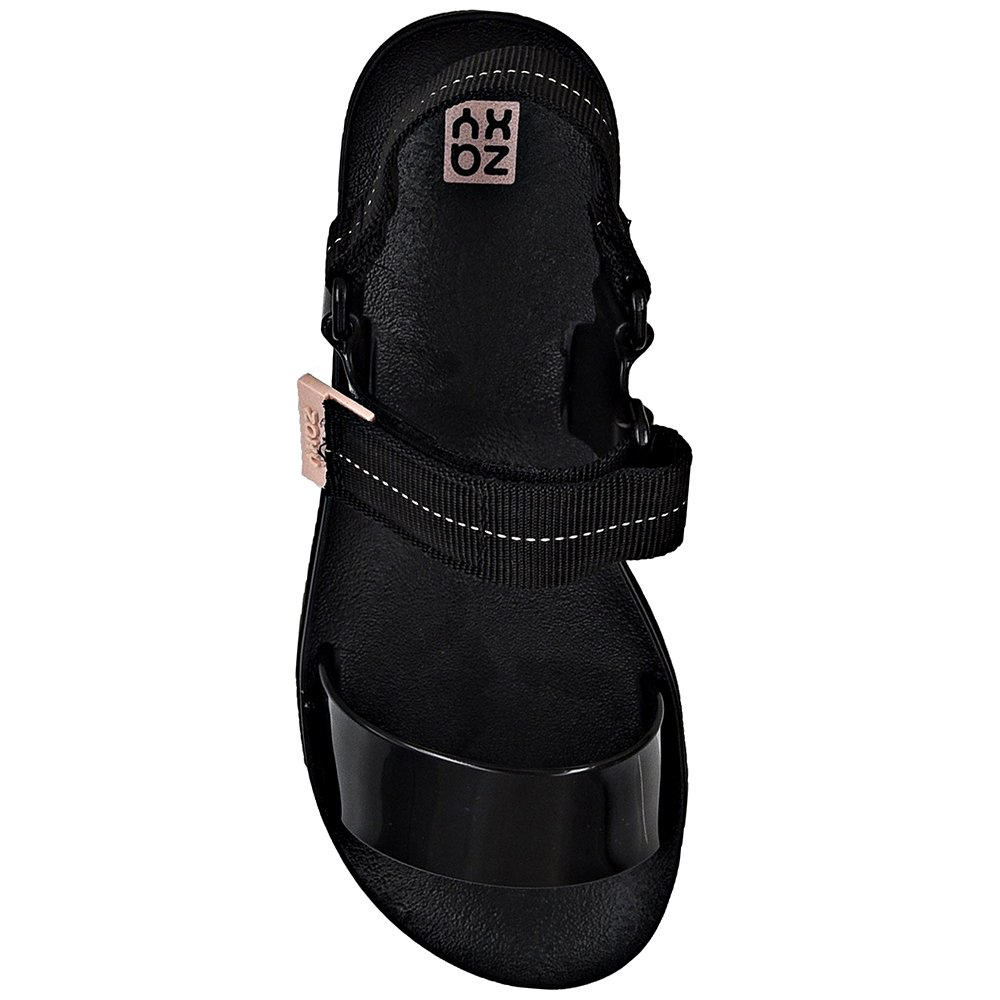 Sandalia Zaxy Way Papete Preto - Grade com 12 pares