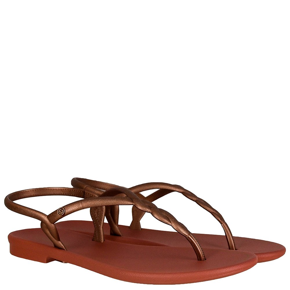 Sandalia Grendha Cacau Harmonia Nude - Grade com 12 pares