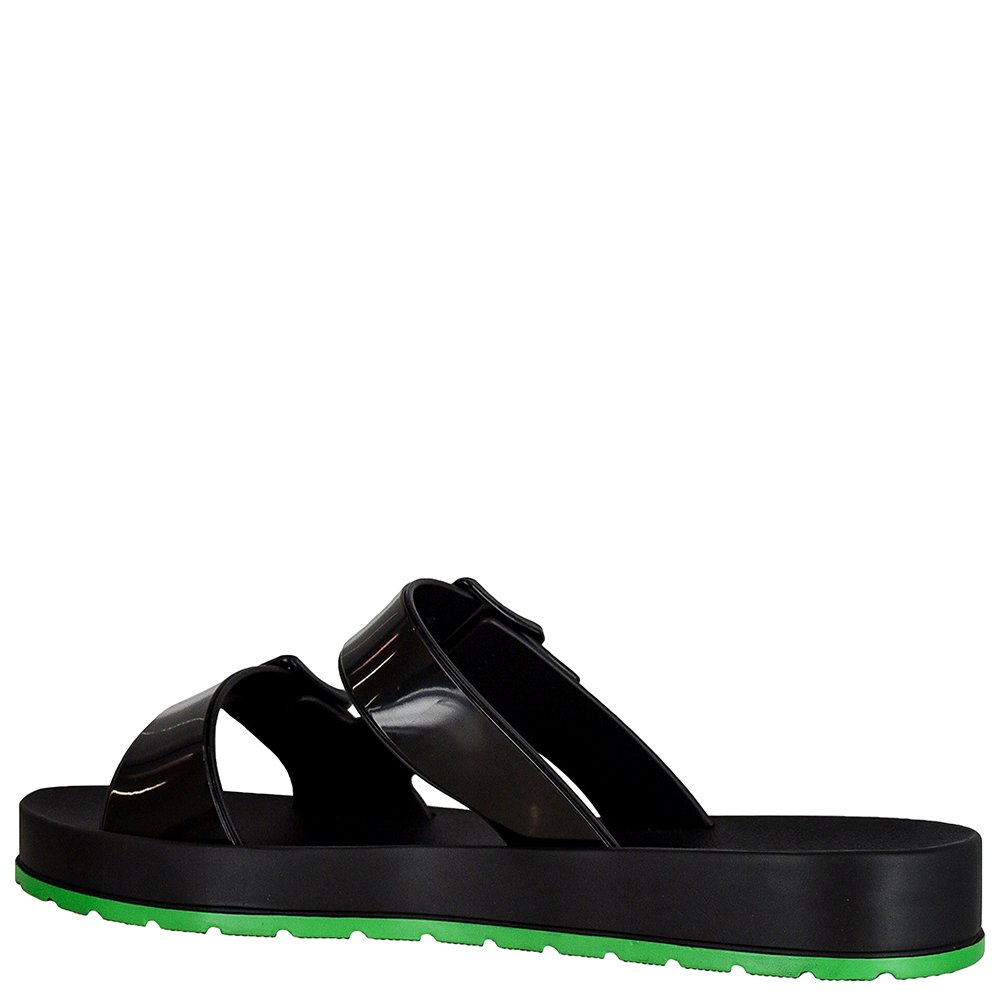 Sandalia Zaxy Flash Tamanco Preto - Grade com 12 pares
