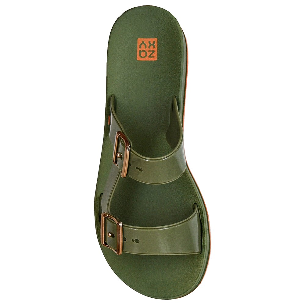Sandalia Zaxy Flash Tamanco Verde Escuro - Grade com 12 pares