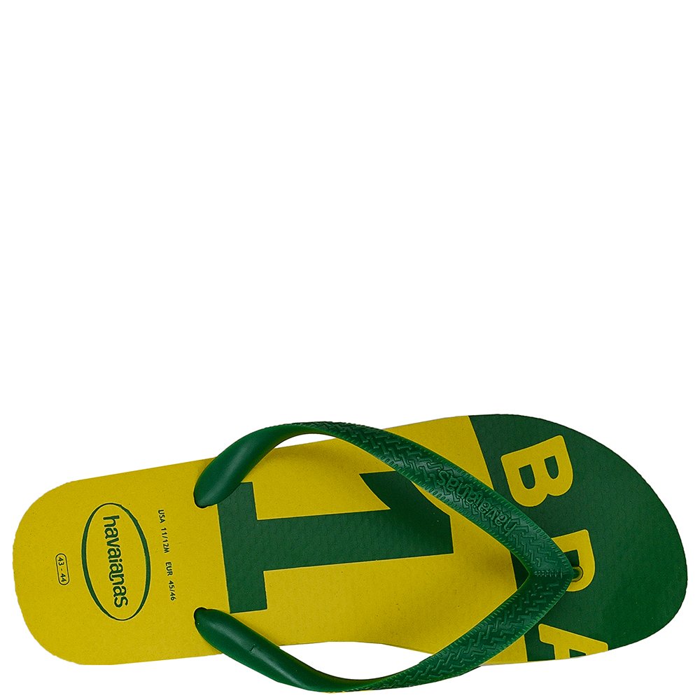 Chinelo Masculino Havaianas Brasil Amarelo - Grade com 12 pares