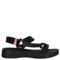 Sandalia Zaxy Primavera Papete Preto - Grade com 12 pares