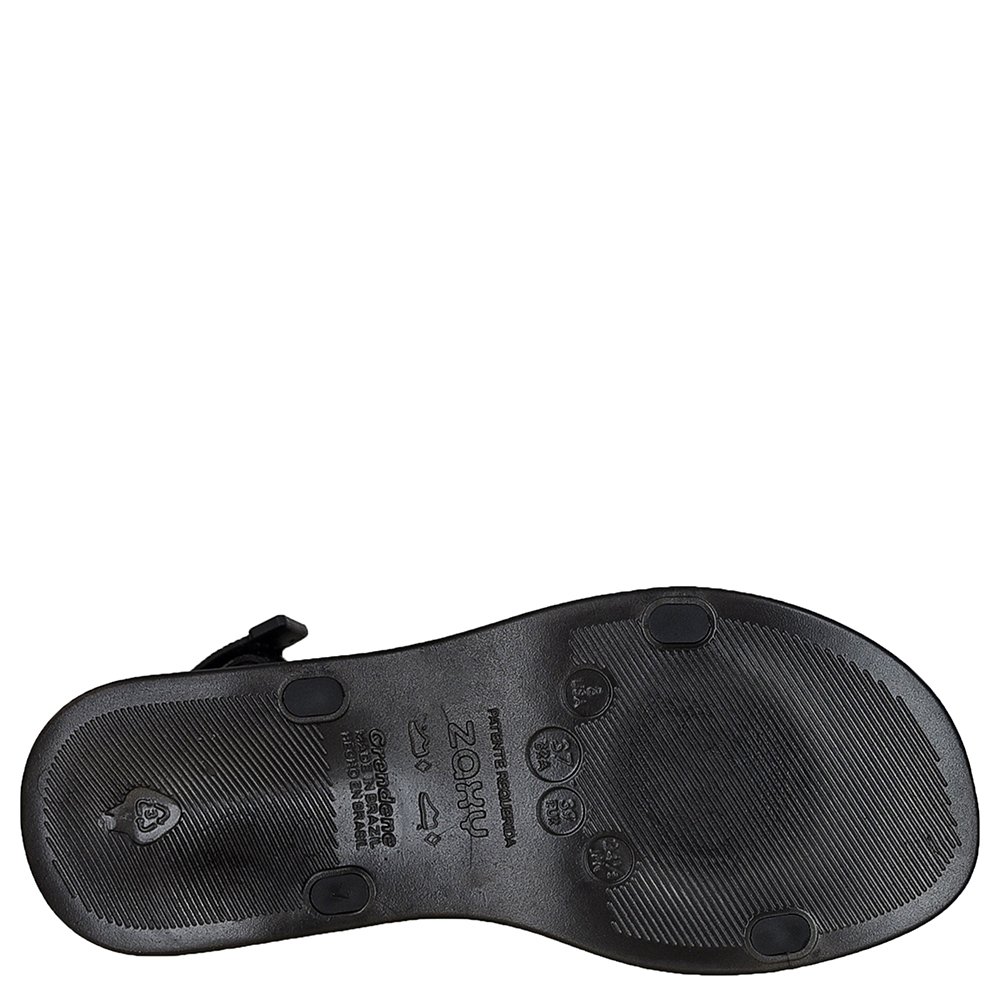 Sandalia Zaxy Primavera Papete Preto - Grade com 12 pares