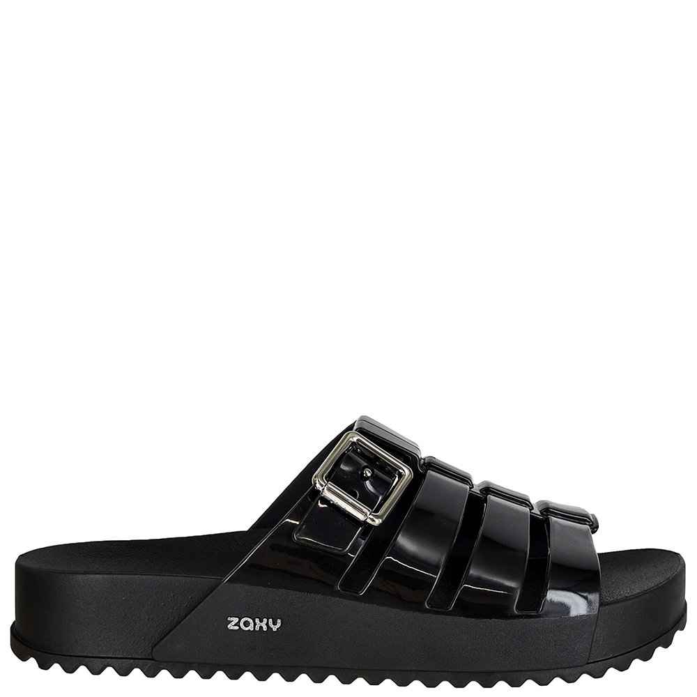 Sandalia Zaxy Ritmo Tamanco Preto - Grade com 12 pares