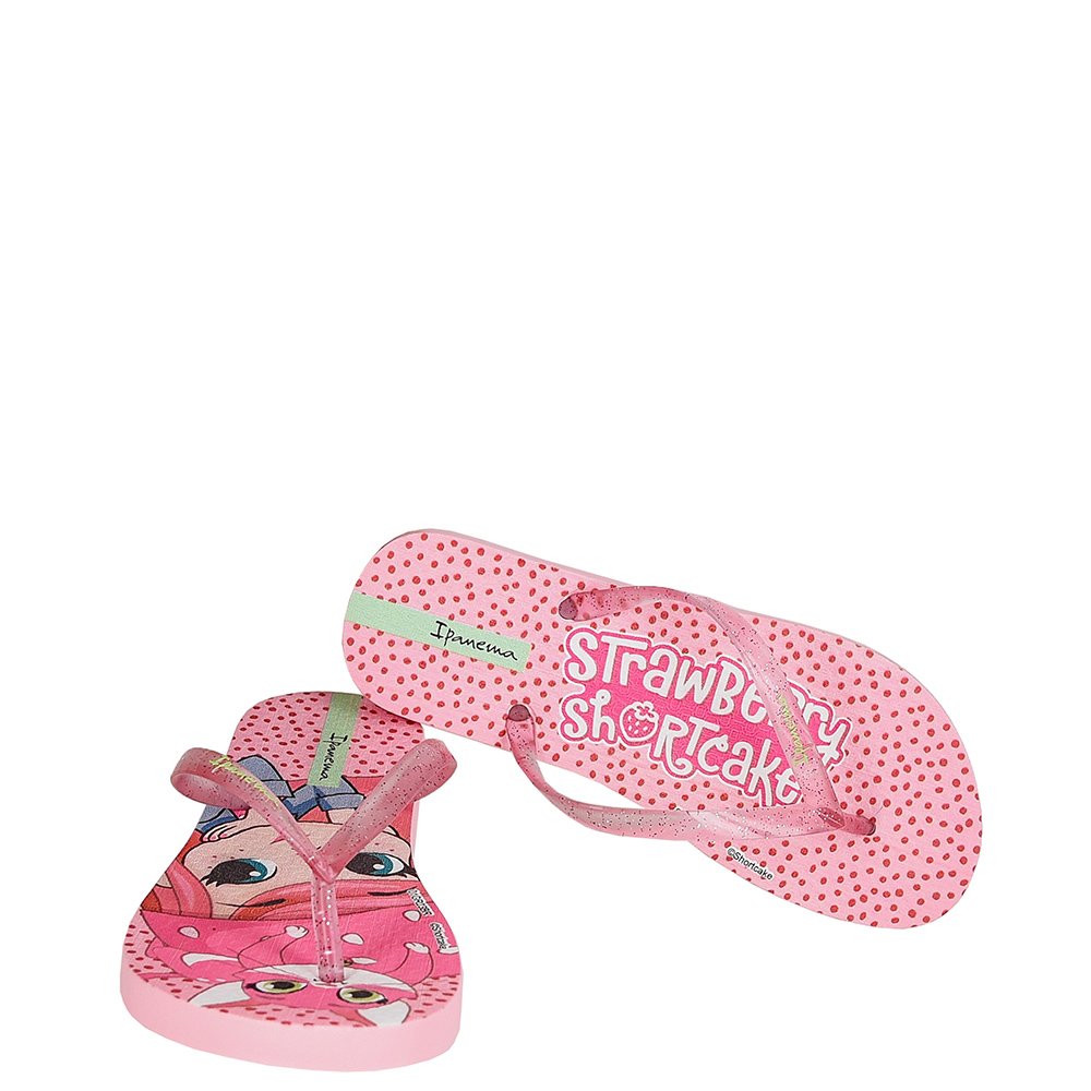 Chinelo Infantil Moranguinho 25510 Rosa - Grade com 12 pares